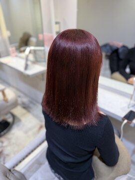 ラメール(MAISON LA MER) 【MANAMI】チェリーレッド/艶カラー/髪質改善