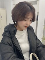 シーン(scene)&nbsp;韓国ボブ/タンバルモリ/マロンベージュ