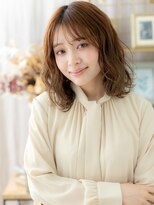 カバーヘア ブリス 大宮西口(COVER HAIR bliss) バーガンディくせ毛風ゆるふわマレットヘアc7大宮20代30代40代