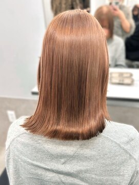 ジゼル 梅田(GiseL) ブリーチ ダブルカラー ハイライト ハイトーン ボブ10代20代