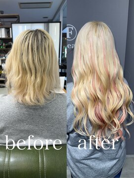 ヘアーアンドビューティーザ エフ(Hair Beauty the F) /シールエクステ/