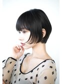 顔まわりレイヤーショート/ショートボブ