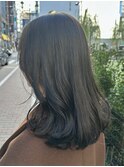 ●縮毛矯正髪質改善ストレートパーマ/ダークオリーブグレージュ