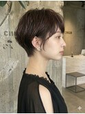 ひし形ショートボブ/ショートヘア/30代/40代/50代/表参道