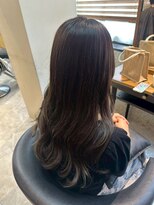 ヘアリゾート粋 トゥジュ 池袋東口店(tujuh)&nbsp;ロングレイヤー/ダークブラウン/艶髪
