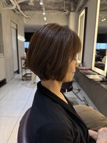 インプレッション(impression produced by LA’BO) 【札幌/impression佐藤】40代50代60代/ショートボブ白髪ぼかし