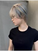 【GEEKS渋谷】ショートボブ/ハイトーン/ハンサムショート/ウルフ