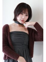 ステラ ヘア デザイン サロン(STELLA hair design salon)&nbsp;ボブレイヤー　深みの暖色ブラウン　【杉若】