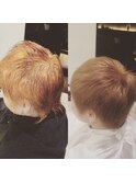 シースルーミルクティーアッシュクリアアッシュグレージュ温感