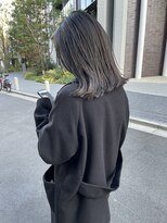 サク(Sac.)&nbsp;暗髪のブリーチなし大人気グレージュカラー　Sac.栃木優佑