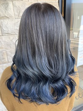 ブランシェ神領店 #【林】ニュアンスカラー☆ネイビーグレー