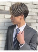 【イチオシスタイル】センターパート×ニュアンスハイライト