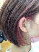 ビューテ(BIEUTE) ピンクイヤリング