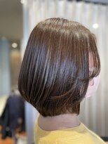 シャトン(chaton)&nbsp;重めボブ/大人女子/ツヤブラウン