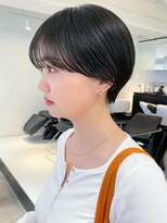 アイティーバイアルバム 藤沢店(IT by ALBUM) マッシュショート_斜めバンググレージュカラー_ba401582