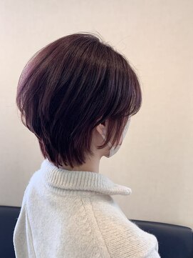 ファースト 長町店(first) 大人タイトショート × チェリーピンク