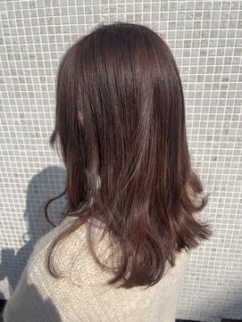 ヘアースペースブルーム ヒーロー 園田店(HAIR SPACE BLOOM hero) 【園田/ケアブリーチ】ピンクブラウン