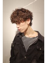 オーシャントーキョー(OCEAN TOKYO)&nbsp;波巻きマッシュパーマメンズツイストスパイラルツーブロック