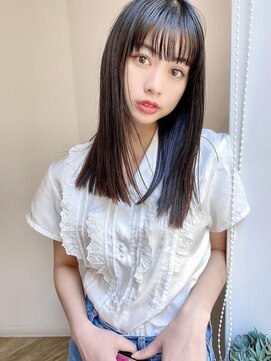 アエレ アヴェダ ゆめが丘ソラトス店(aere AVEDA) 黒髪ストレート☆髪質改善×縮毛矯正[ゆめが丘]