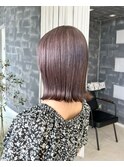 前髪/アンブレラカラー/こなれミディ/イメチェン/ウェーブパーマ