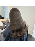 ブリーチなしのダブルカラーでできるグレージュカラー