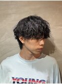 マッシュ×ツイストスパイラルパーマ