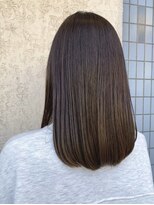 フロア(FLOOR) 内巻きミディアム/大人ベージュ