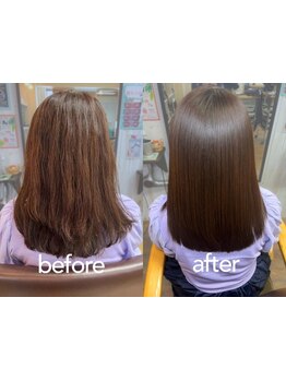 【本物の美髪を求める方へ】髪質改善スペシャリストがお悩みを解決&柔らかく自然な美ストレートへと導く♪