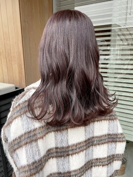 オルチェット(Olu'chette HAIR LIFE) 【深澤】ブリーチ無しカラー/ピンクベージュ/ピンクブラウン