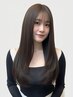 【RISA限定】髪質改善トリートメント艶カラー＋補修TR￥9,000