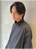 フェザーパーマセンターパートニュアンスパーマ20代30代