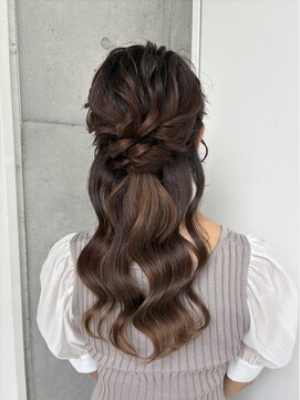 スタジオカラー(Studio Color) ハーフアップ