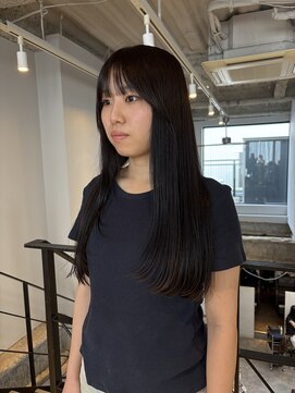 ヌープヘアーアイス(NUUP.hair ici) ★透明感◎深み秋色寒色ブラウン暗めカラーオリーブアッシュ艶感