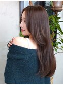 【loe】マロンベージュ×ラフウェーブ