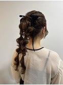 【お呼ばれヘア】編みおろし♪