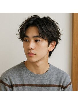 スープレックス ヘアーデザイン(SOUPREX HAIR DESIGN) メンズセンターパート 20代 30代 40代 50代 60代 学割 メンズ