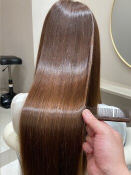 【山口市/髪質改善】気になるダメージをしっかり補修◎柔らかくうるツヤ髪へ導く厳選トリートメント。