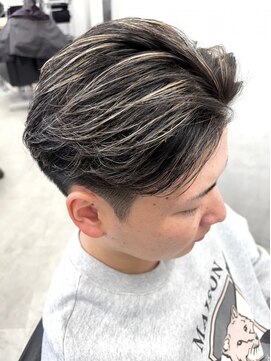 キラ 渋谷(KILLA) メンズハイライト/ブリーチダブルカラー/白髪ぼかしハイライト