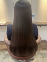 エイクス 津田沼(AQs) 着物ヘア/大人ガーリー/ダークアッシュ/似合わせカット/津田沼