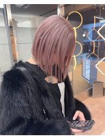 ラ キング(LA KING)&nbsp;韓国ボブ/大人ガーリー/ダークアッシュ/似合わせカット/名古屋栄