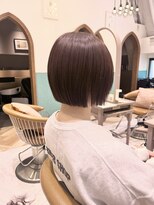 ロンド レグリーズ 立川(Lond leglise) ミニボブレイヤー/レイヤーカット/ウォームベージュ/顔周り/立川