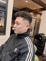 メンズ レオ 南森町店(men's LEO)&nbsp;仏陀パーマ×スキンフェード