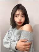 【miku/トレンド】くすみオリーブベージュ/春カラー/門前仲町