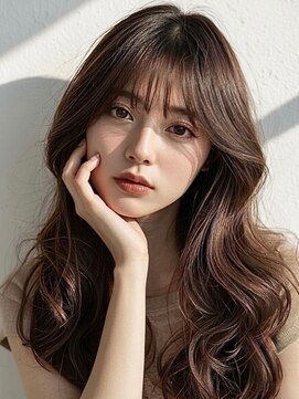 TMJ 熊本/韓国ロングヘア×コテ巻きパーマ×レイヤーカット
