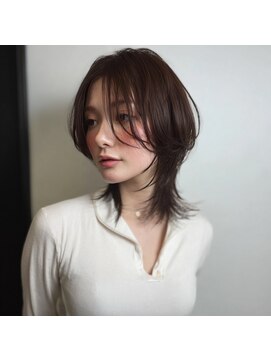 アンサ 長岡天神店(ANSA) 顔まわりレイヤーでつくる大人ミディ