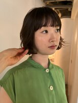 ナヌークカフラ(nanuk kafla)&nbsp;くせ毛を活かしたカットと、ダークオリーブブラウン