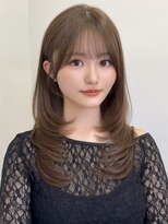 アビー(ABBEY3)&nbsp;顔まわり顔周り前髪カットミディアムレイヤーロングレイヤー