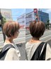 【 脱白髪染め 】白髪ぼかしハイライト＋カット＋TR ￥18,000