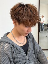 ユイマァルスロウ 岡山(YUIMARLSLOW) 岡山20代30代★メンズサロン★波巻きツイストスパイラルパーマ★