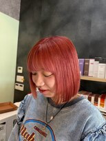 ノーヴァ バイ ボナ 前橋店(nova by bona)&nbsp;ボブ顔周りカットとダブルカラーで小顔魅せ